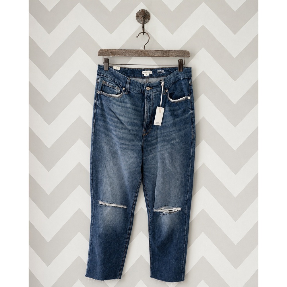 Good‎ American Good Boy Jeans w/Distressed Detail 0071